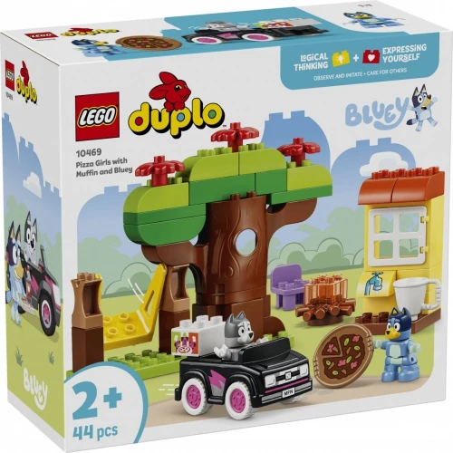 LEGO Klocki DUPLO Bluey 10469 Pizzerki z Muffinką i Blue