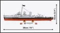 Cobi Klocki Klocki USS Kidd DD-661