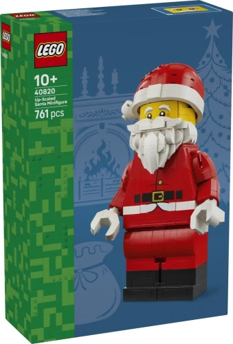 LEGO Klocki Iconic 40820 Powiększona minifigurka Świętego Mikołaja