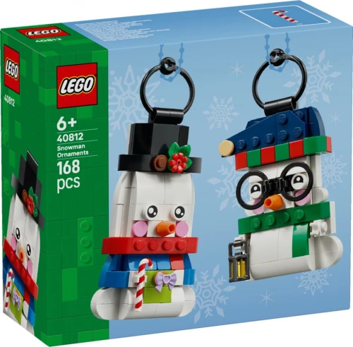 LEGO Klocki Iconic 40812 Ozdoby z bałwankami