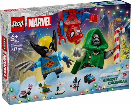 LEGO Klocki Super Heroes Marvel - kalendarz adwentowy