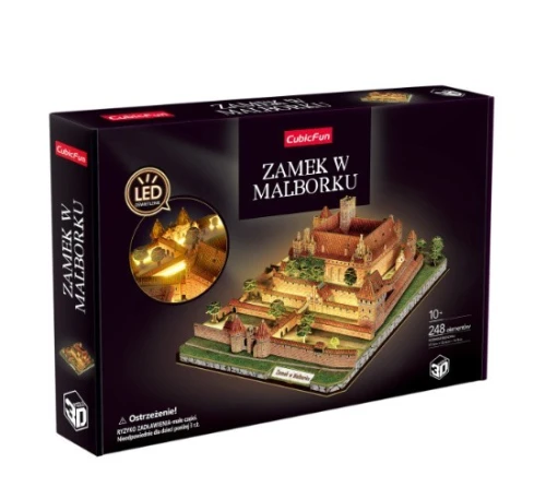 Cubic Fun Puzzle 3D Zamek w Malborku LED
