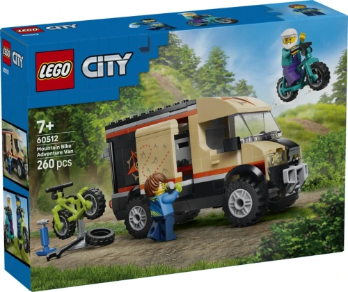 LEGO Klocki City 60512 Furgonetka z rowerami górskimi
