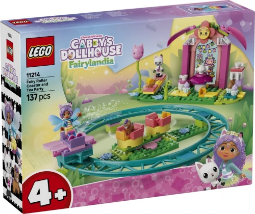 LEGO Klocki Koci Domek Gabi 11214 Wróżkowa kolejka górska i podwieczorek