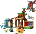 LEGO Klocki Jurassic World 77981 Welociraptor, stegozaur i pteranodon - Centrum ratunkowe