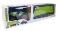 MALIK Happy People Traktor Claas Axion R/C z przyczepą Cargos