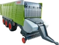 MALIK Happy People Traktor Claas Axion R/C z przyczepą Cargos