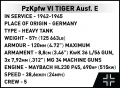Cobi Klocki Klocki PZKPFW VI Tiger Ausf.E 8000 klocków