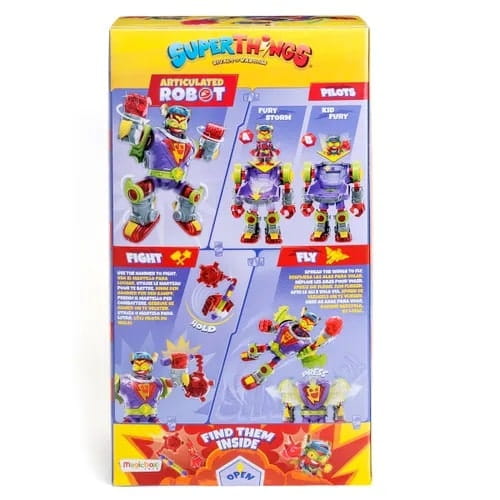 Super Zings Superbot Fury Storm seria 9 Super Things Guardians of ...